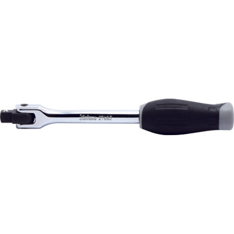 1/4 Sq. Dr. Hinge Handle    Length 130mm  Plastic Handle