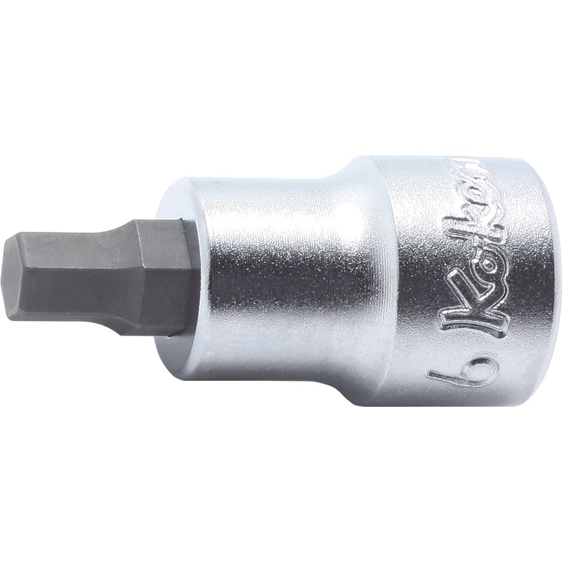 3/8 Sq. Dr. Bit Socket  9mm Hex Length 38mm