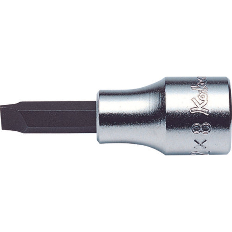 3/8 Sq. Dr. Bit Socket Slotted 1.2X8  Length 60mm