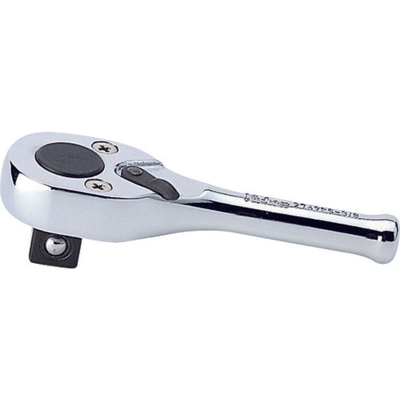 3/8 Sq. Dr. Ratchet Handle  24 teeth Short Length 75mm  Polished Handle