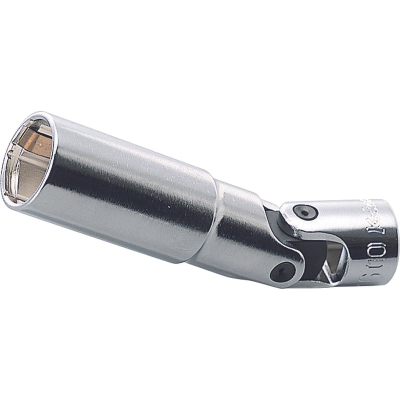 3/8 Sq. Dr. 6-Point Universal Clip Type Spark Plug Socket  18mm