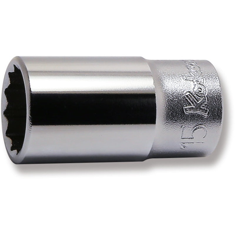 3/8 Sq. Dr. Socket  15mm 12 point Length 40mm