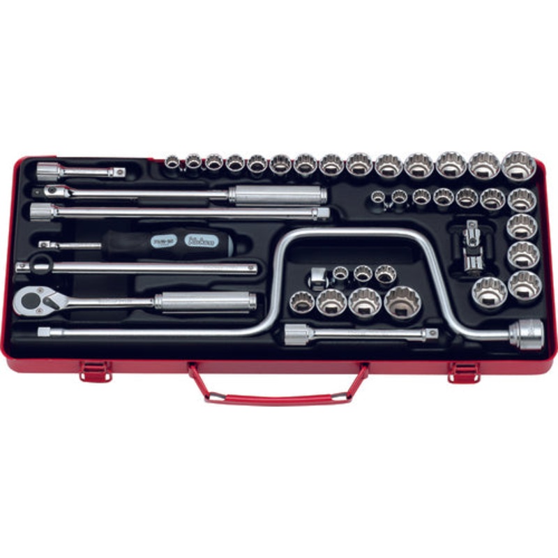 3/8 Sq. Dr. Socket set   12 point   42 pieces