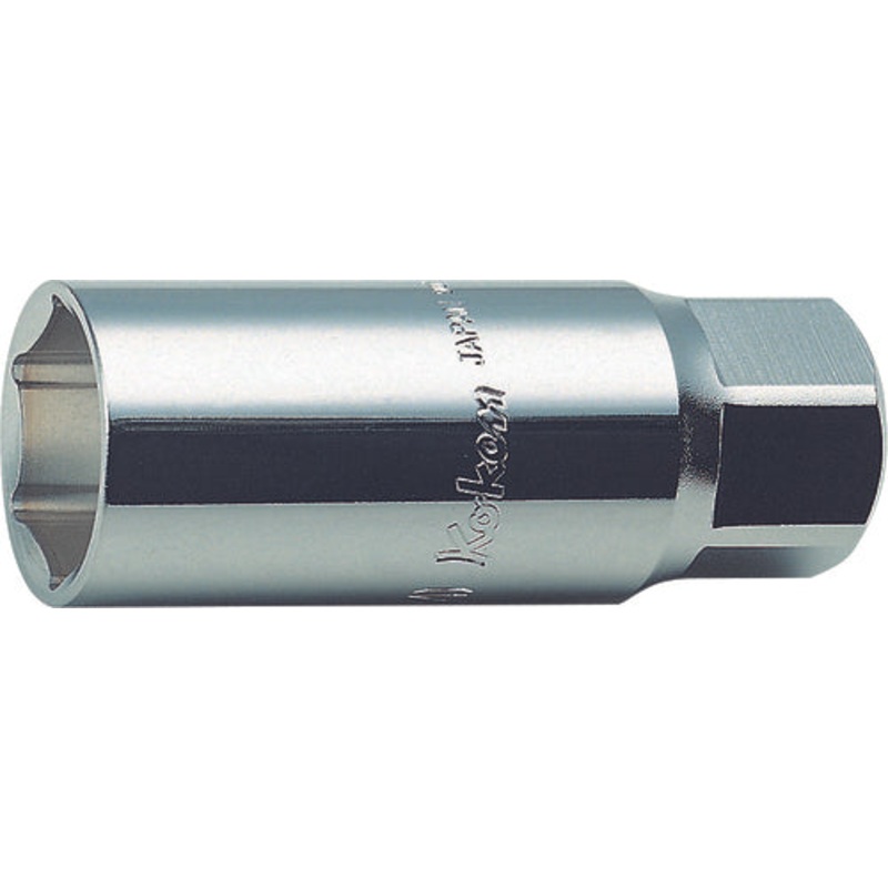 3/8 Sq. Dr. Spark Plug Socket  18mm 6 point Length 70mm Rubber