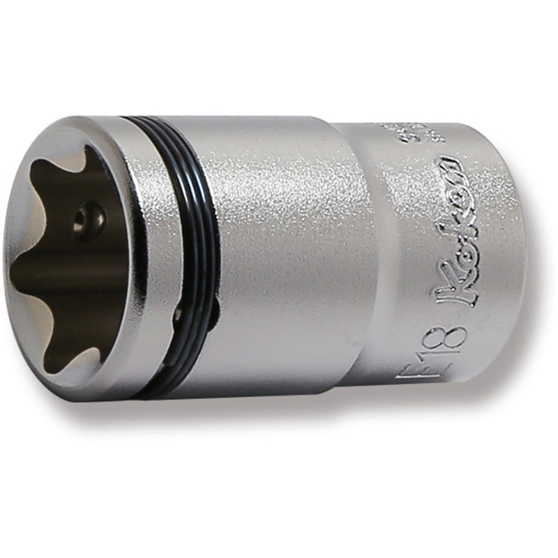 3/8 Sq. Dr. NUT GRIP TORX E18 Socket - Length 32mm
