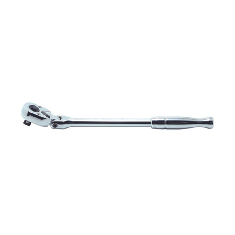 3/8 Sq. Dr. Ratchet Handle  24 teeth Flexible Head Length 265mm  Polished Handle