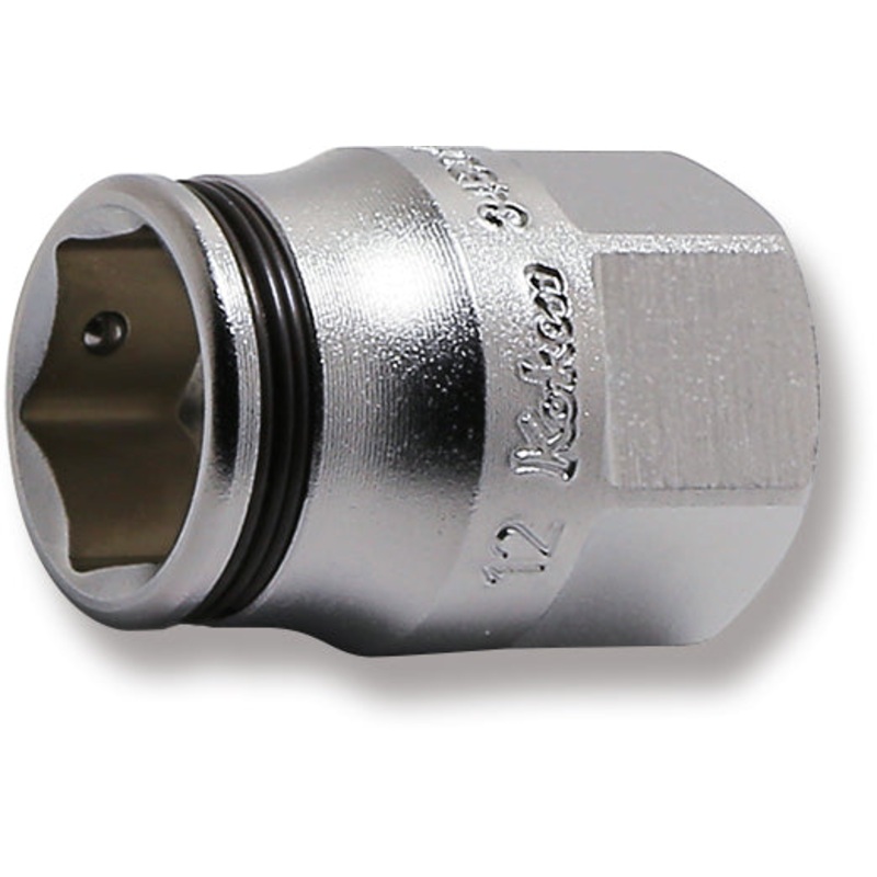 3/8 Sq. Dr. Socket  12mm Nut Grip Length 26mm Outer Hex 17mm