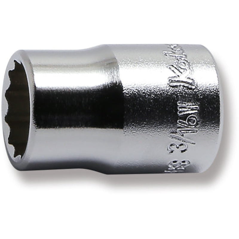 3/8 Sq. Dr. Socket Whitworth 3/16 12 point Length 26mm
