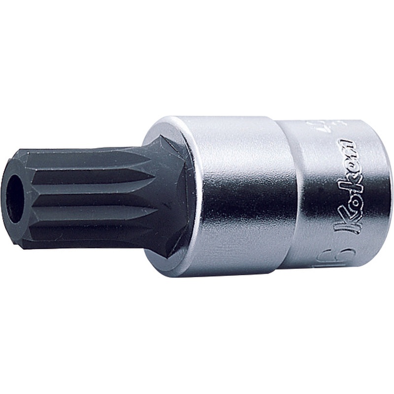 1/2 Sq. Dr. Bit Socket XZN MH16 Triple Square Length 60mm with Hole