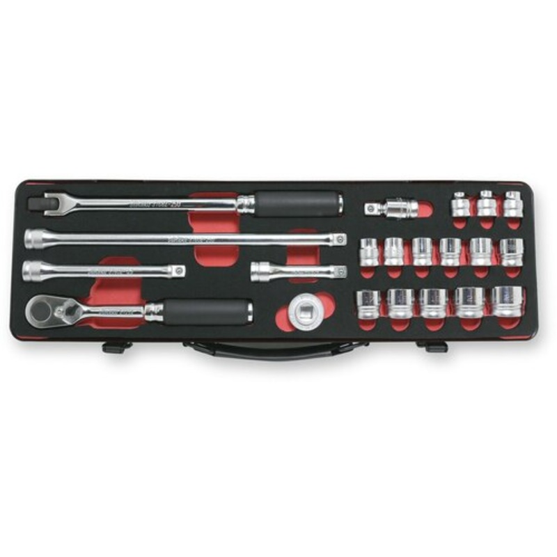 3/8 Sq. Dr. 21 Piece Z-Series 6-Point Metric Socket set  7-22mm