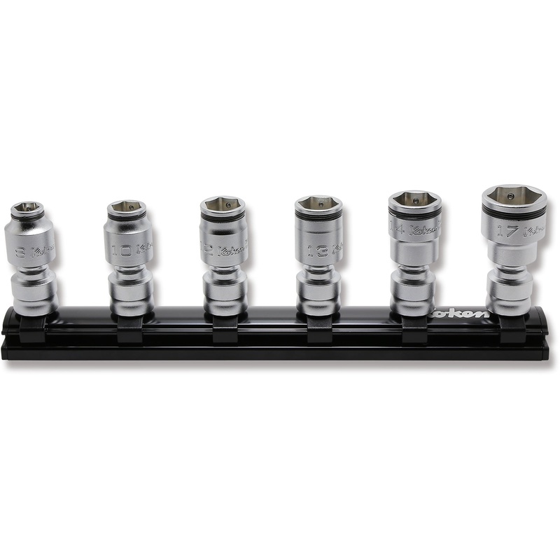 3/8 Sq. Dr. 6 piece Z-series 6-Point Universal Metric NUT GRIP Socket Set