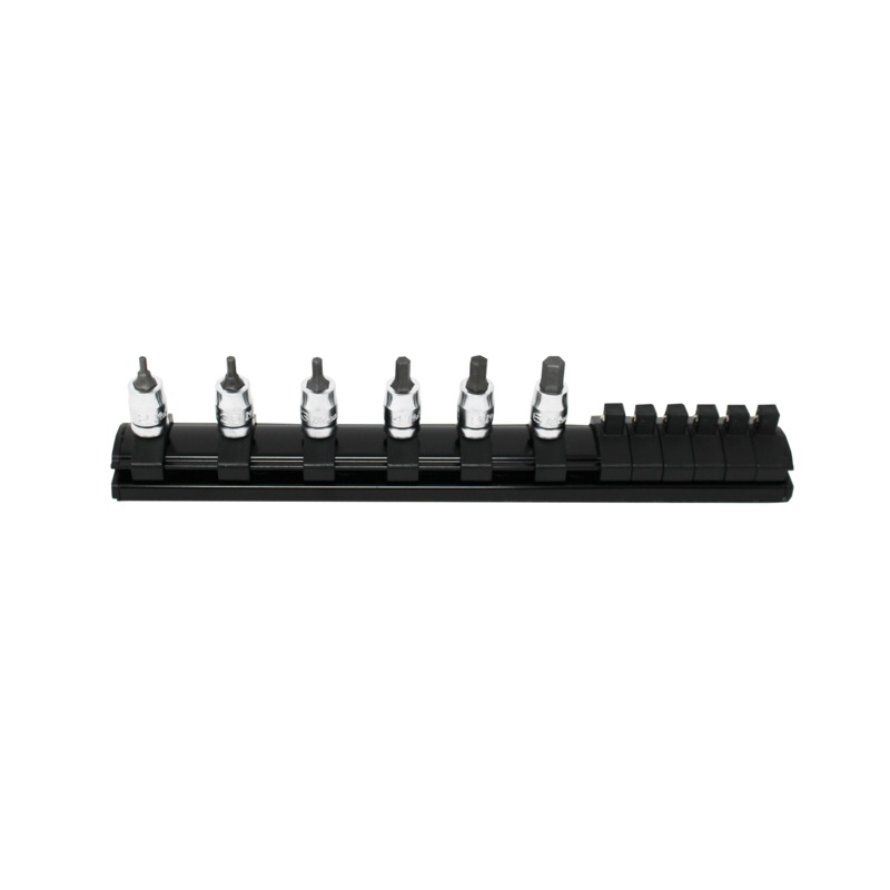 6 piece 1/4" Sq. Drive 25mm Z-Series Hex Bit Socket Set 2-6mm