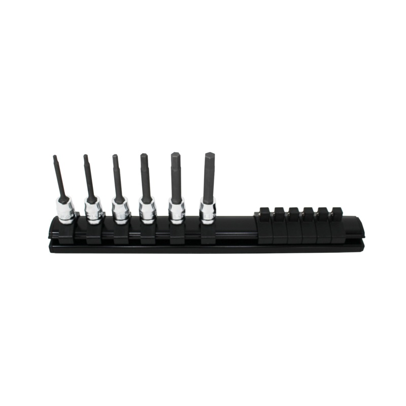 6 piece 1/4" Sq. Drive 50mm Z-Series Hex Bit Socket Set 2-6mm