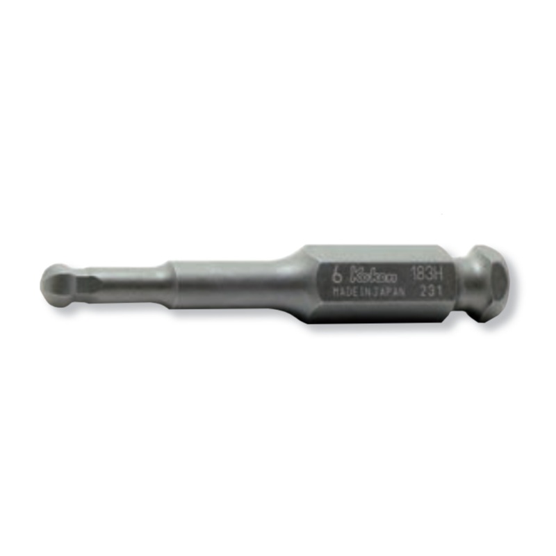 7/16 Hex Dr. Ball Point Hex 8mm Bit, Length 75mm