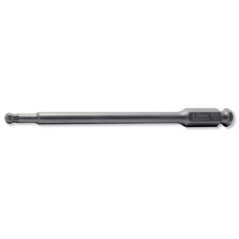 7/16" Hex Drive (E11.2) Ball Point Hex 8mm Bit, length 150mm