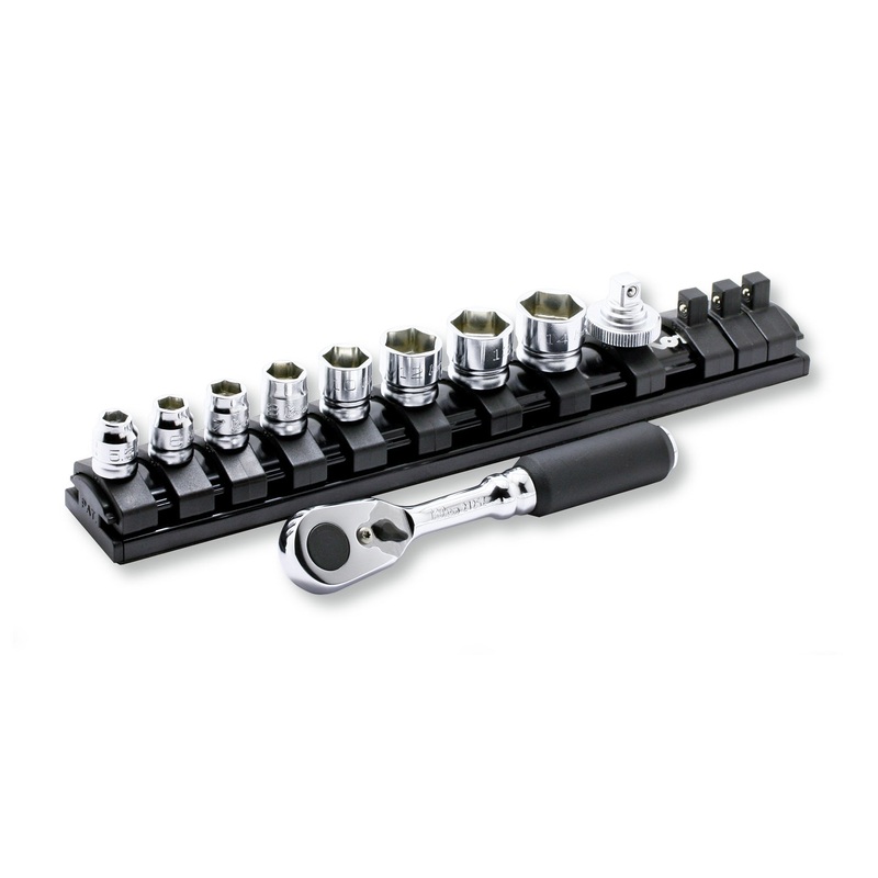 1/4 Sq. Dr. 10 Piece Z-Series 72 Tooth Ratchet, 6-Point Socket Set  5.5-14mm