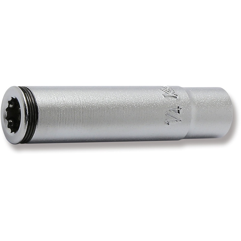 1/4" Sq. Drive 12-Point SAE Deep Nut Grip Socket in 1/4