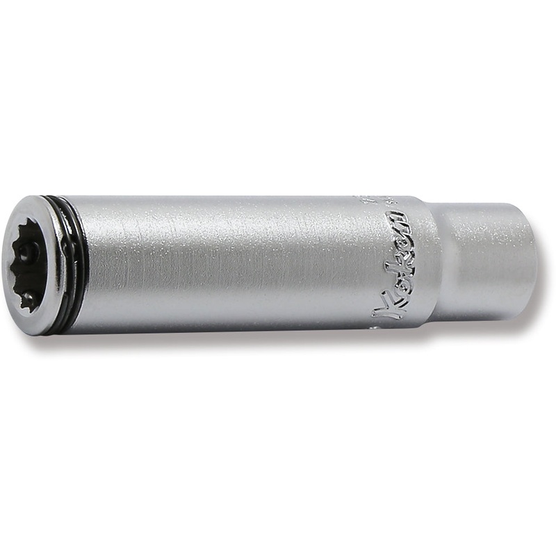 1/4" Sq. Drive 12-Point SAE Deep Nut Grip Socket in 9/32