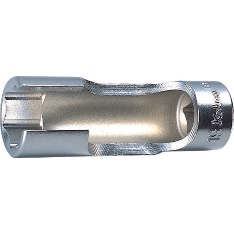 3/8 Sq. Dr. Flare Nut Metric Chrome Socket in 21mm