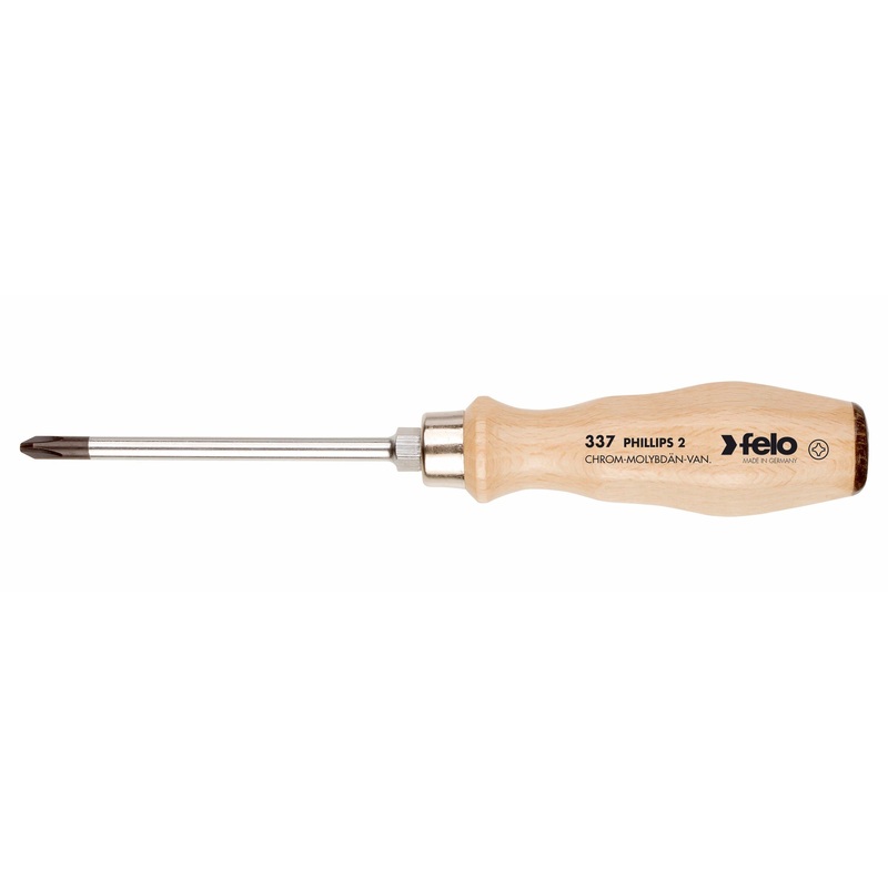 Felo 33730590  Phillips #3 x 150mm Wood Handle Screwdriver