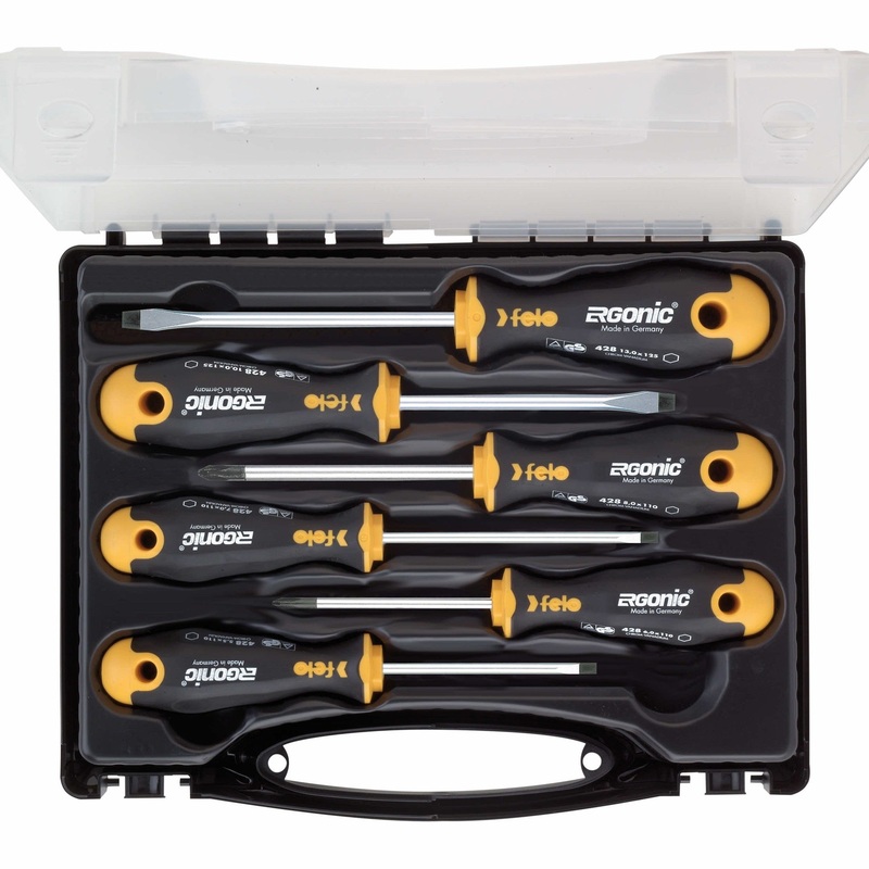 Felo 40020636 Ergonic Screwdriver Set 6 pcs in Case