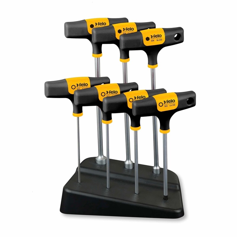 Felo 30397160  Internal and External Metric Hex T-Handle Set, 7 Pieces