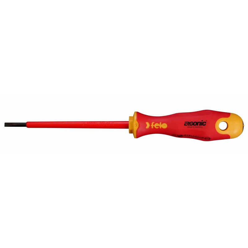 Felo 41303590 Ergonic Insulated 3.5 x 0.6 x 100mm Slotted Screwdriver