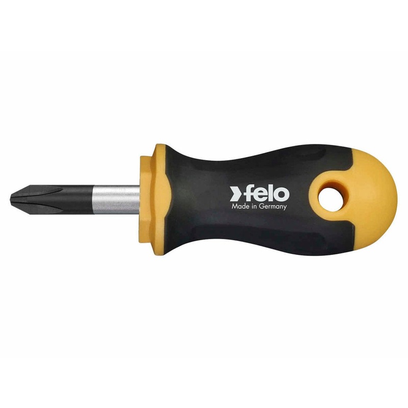 Felo 46102010 Phillips screwdriver Ergonic Stubby PZ2x25