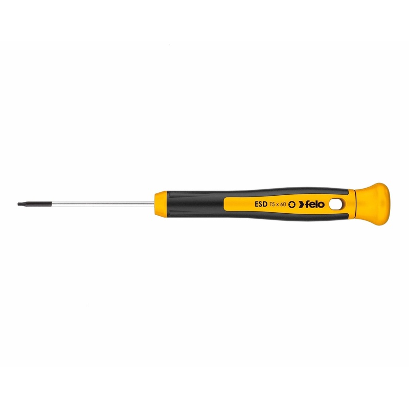 Felo 25810360 T 10 x 60 mm ESD Precision Torx Screwdriver