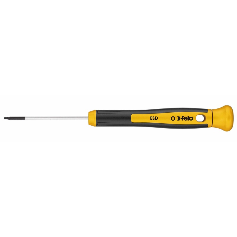 Felo 25815360 T15 x 100 mm ESD Precision Torx Screwdriver