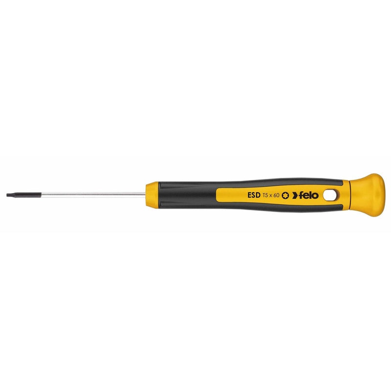 Felo 25820360 T20 x 100 mm ESD Precision Torx Screwdriver