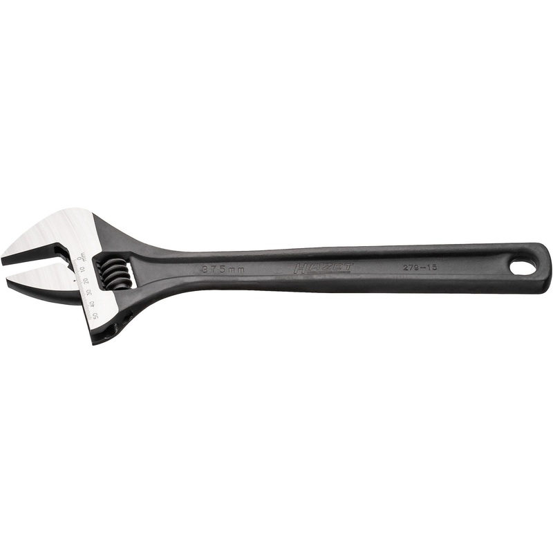 Hazet 279-15 - 15" Open-End Adjustable Wrench