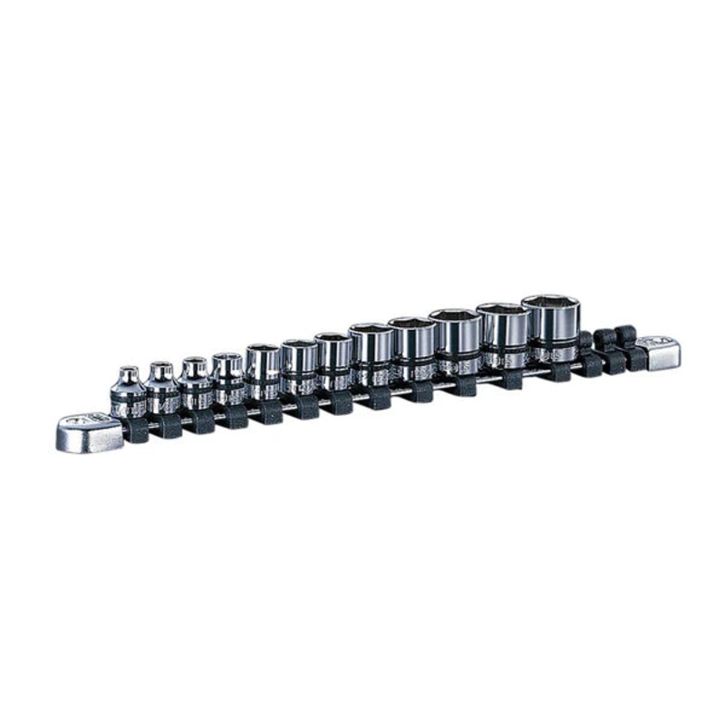 Nepros NTB312A - 3/8"sq. Socket Set (6pt.) Metric (12pcs)