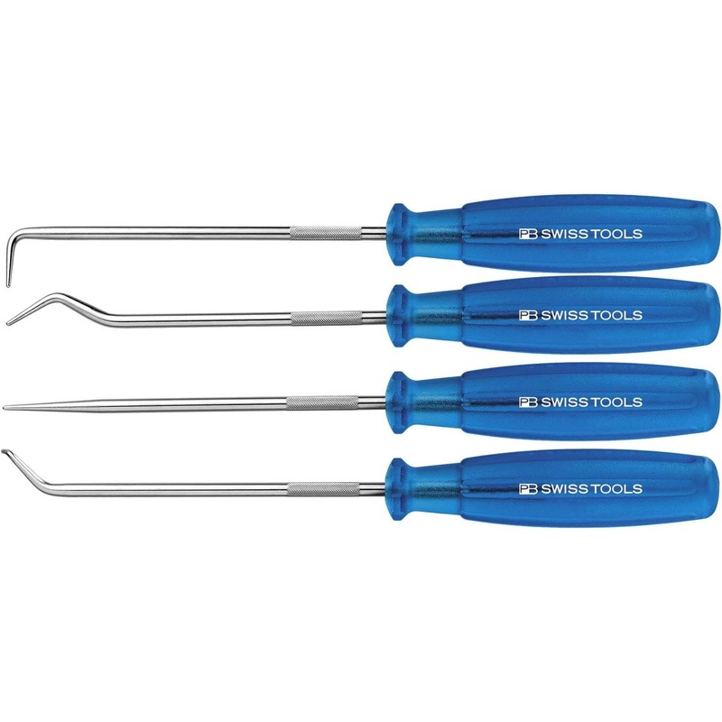 PB Swiss PB 7680.CN - PickTool, Multicraft Handle, 4-Piece Set in Self-Service Packaging