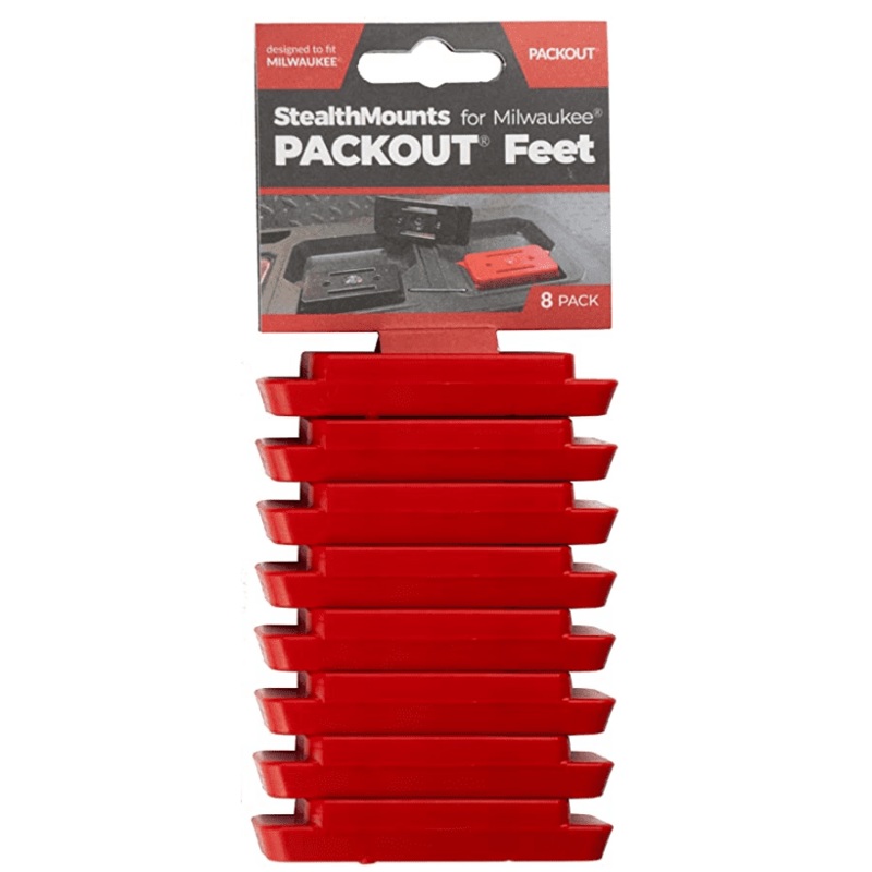 StealthMounts Packout Feet for Milwaukee Packout (Milwaukee Packout Adapter)