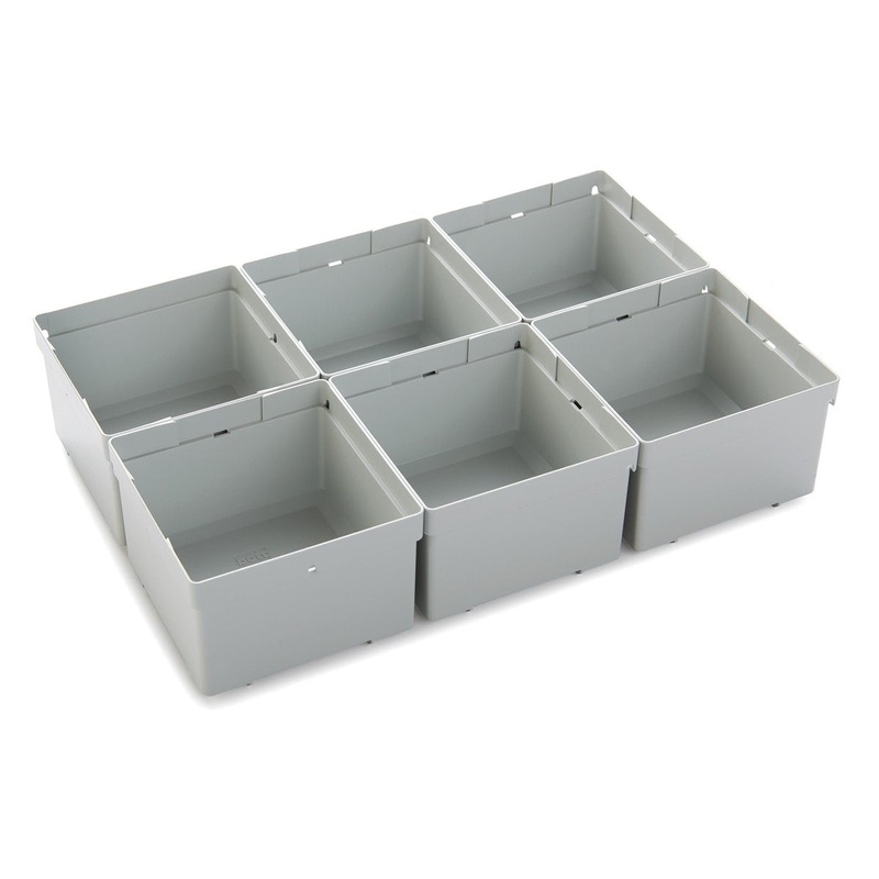 Tanos - 100mm x 100mm Insert Box Set, 6-pc, for systainer M89 or L89 Organizers