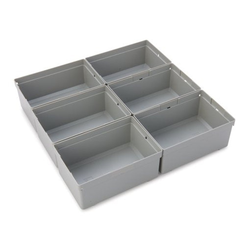 Tanos - 100mm x 150mm Insert Box Set, 6 pc, for systainer M89 or L89 Organizers