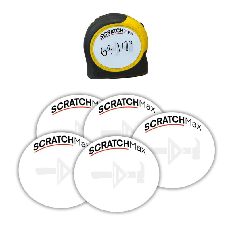 SCRATCHMax Erasable Tape Measure Note Pad