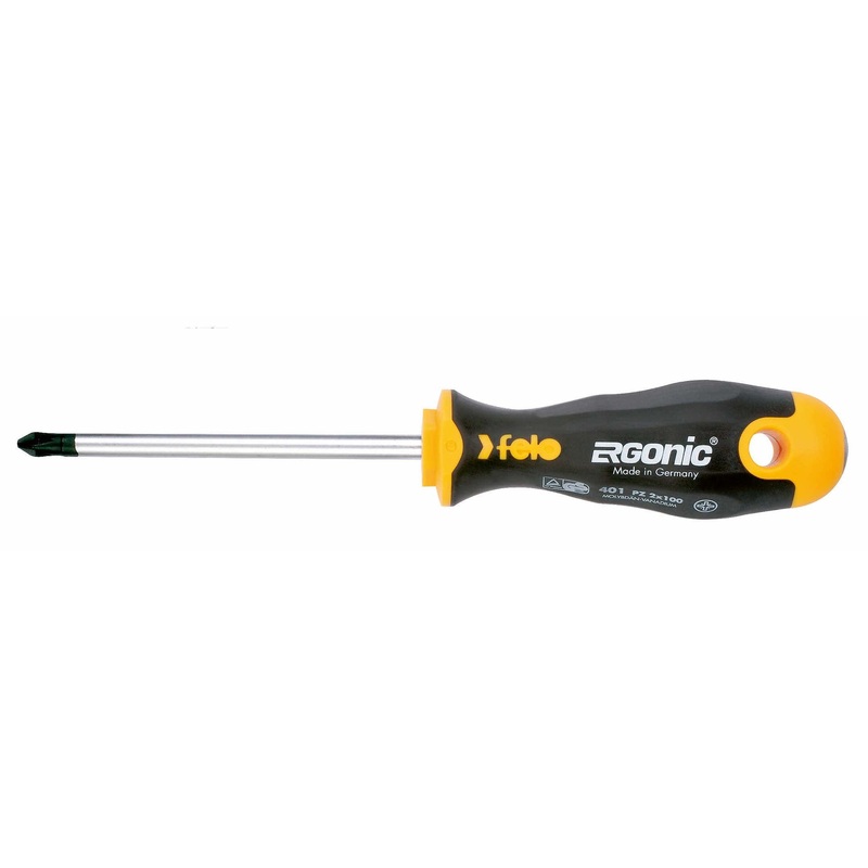 Felo 40120310 Ergonic #2 x 100mm Pozidriv Screwdriver