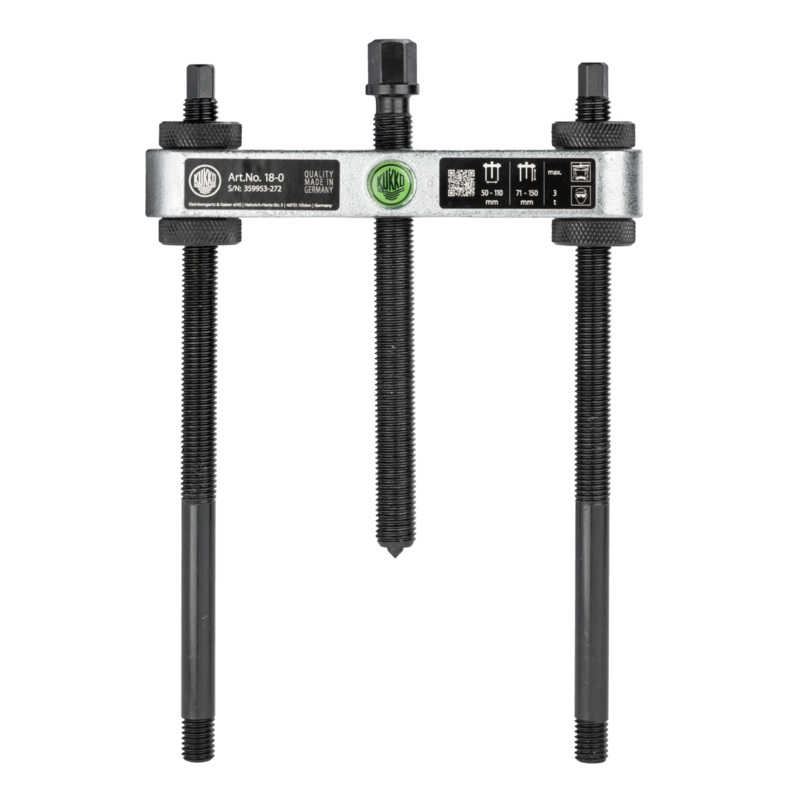 Kukko 18-0 | Puller, up to spread, 150 mm reach M10