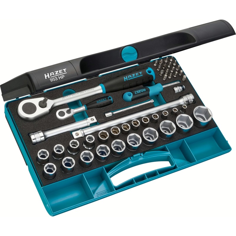 Hazet 953HP - 1/4" Drive Socket Wrench Set, 47 Pieces