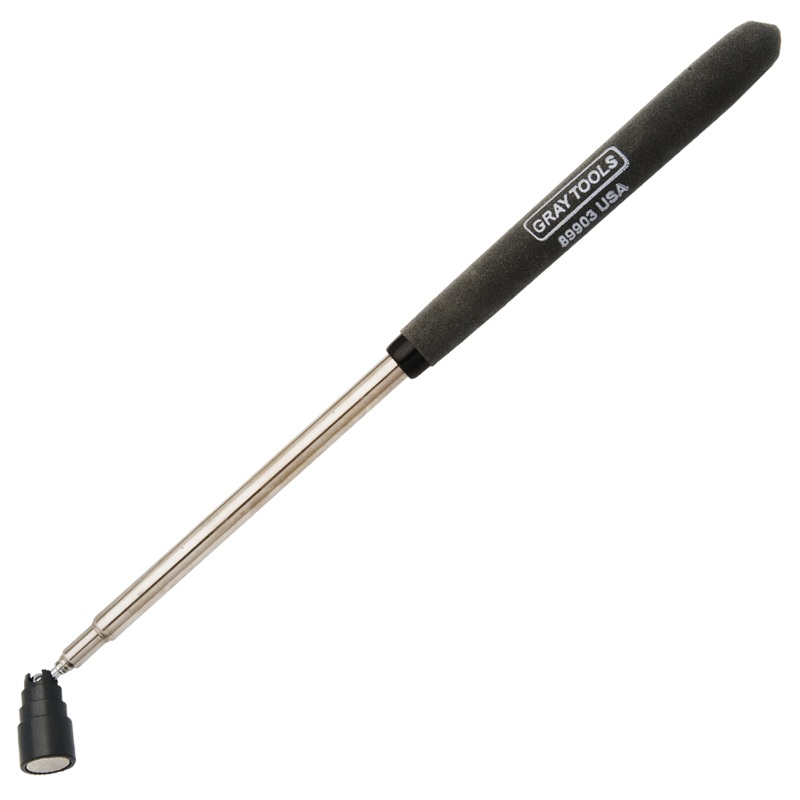 Telescopic Magnetic Pickup Tool with Swivel Head- Holds up to 14 lbs.