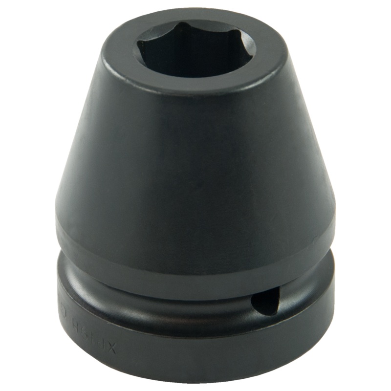 1" Drive 6 Point Metric Standard Length Sockets - Impact Black Industrial Finish