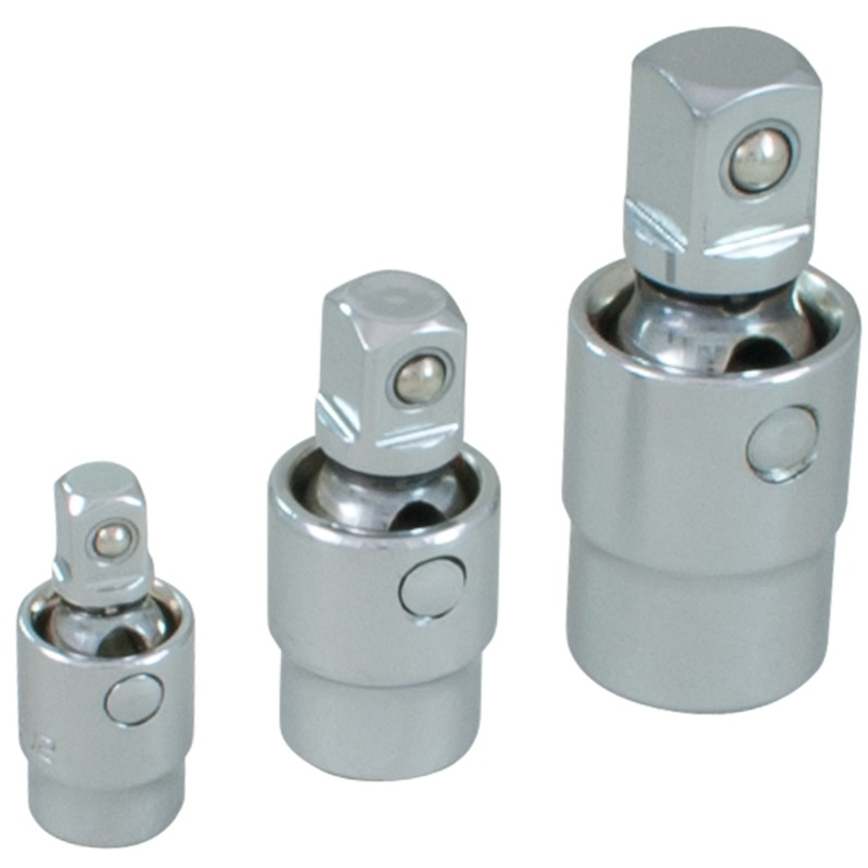 3 Piece Chrome Universal Swivel Joint Set