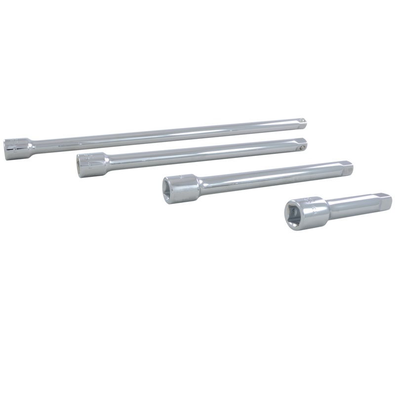 4 Piece 3/8" Dr. Chrome Extension Set