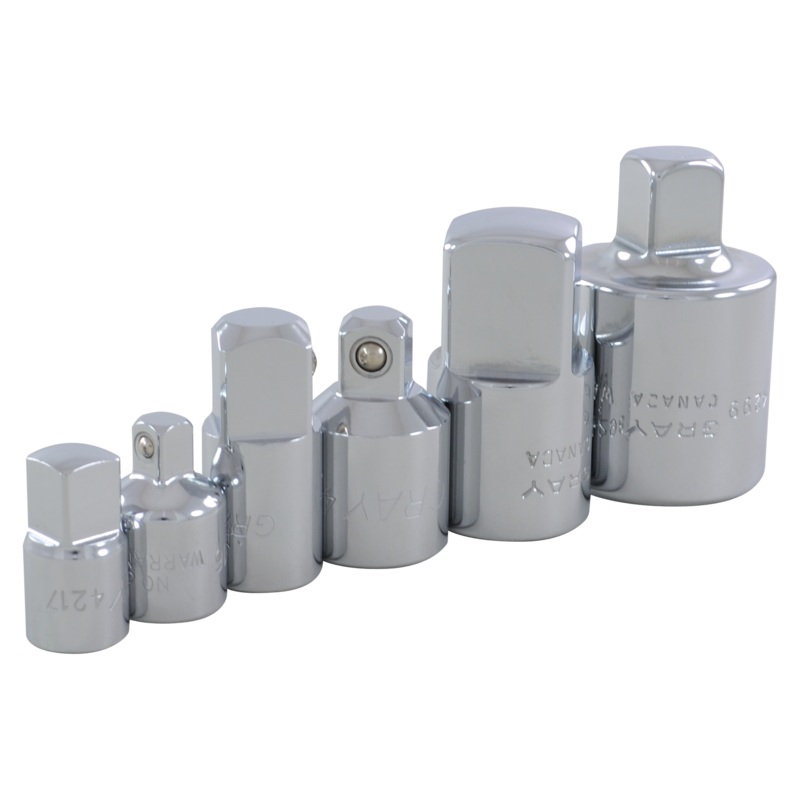 6 Piece Adapter Set (1/4", 3/8", 1/2", 3/4" Dr.)