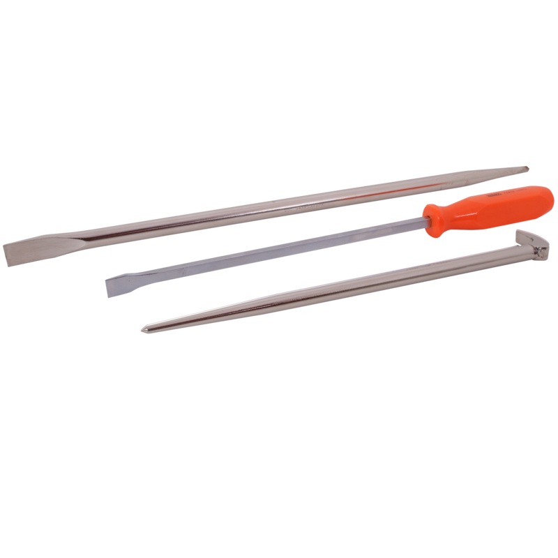 3 Piece Assorted Pry Bar Set