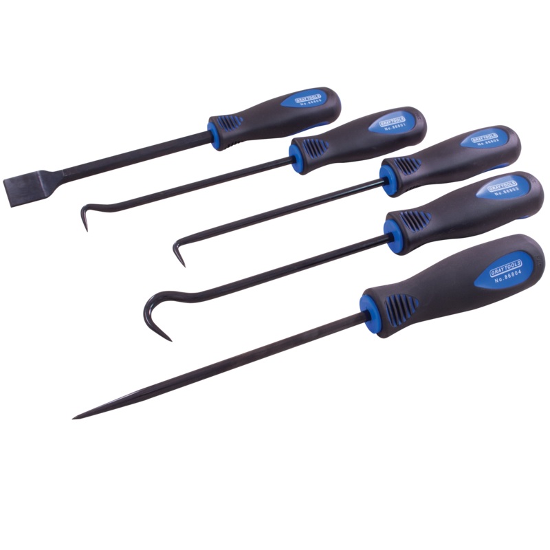 5 Piece Comfort Grip Hook, Pick & Scraper Set