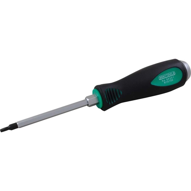 Square Recess, Hex Shank Heavy Duty Comfort Grip Screwdrivers
