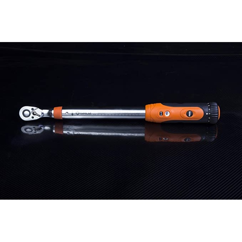 Groz 1/2 Inch Professional Ratcheting Torque Wrench, TQW/RT/1-2/340